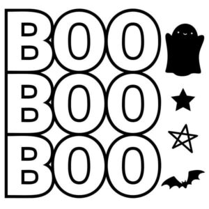 Boo Boo Boo free cut file