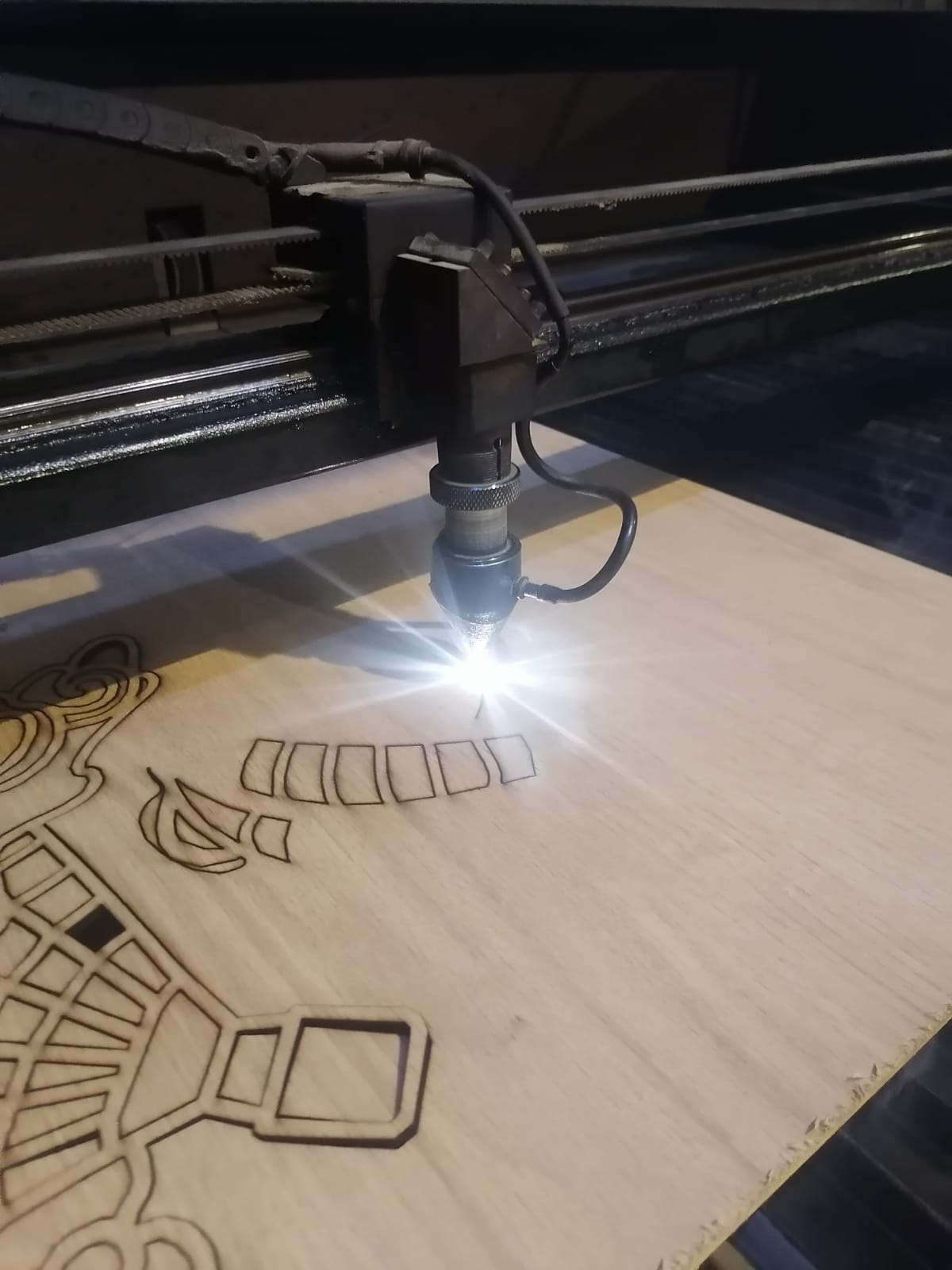 Cutting plywood with project