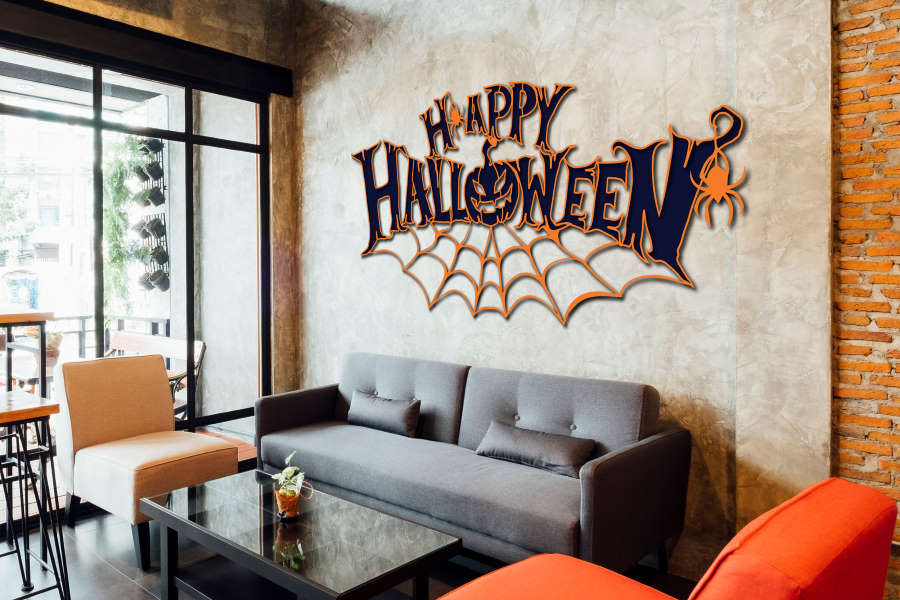 Happy Halloween free multilayer cut file 3D mandala home