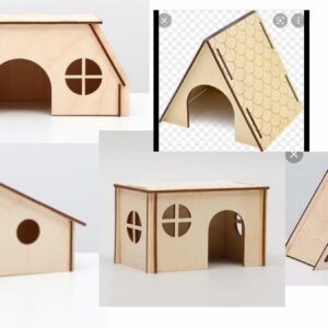 House for hamster free laser cut file