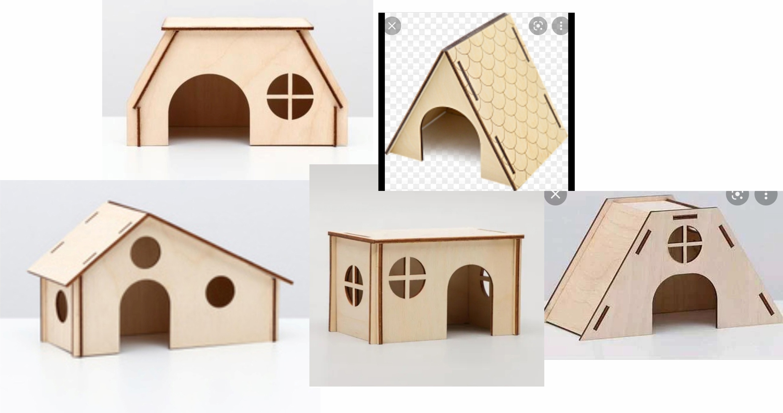 House for hamster free laser cut file