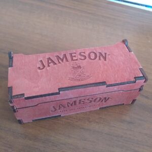 Jameson bottle Box for whiskey free laser cut file